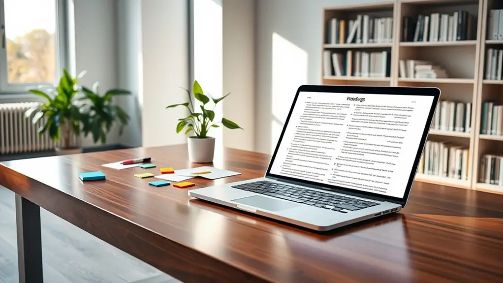 content structure for readability