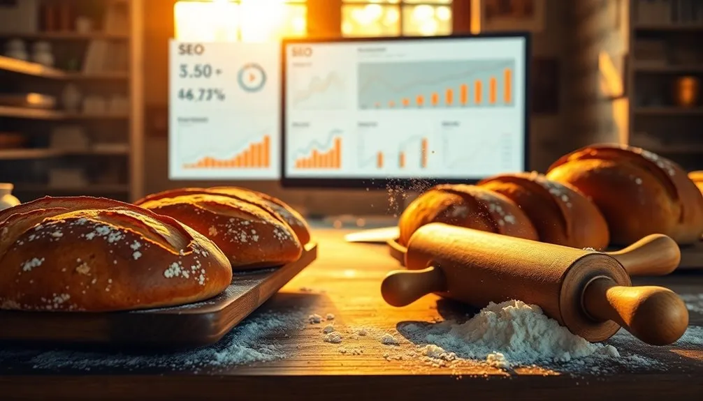 effective bakery website positioning