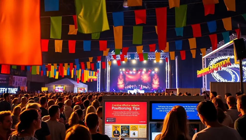 effective festival website seo