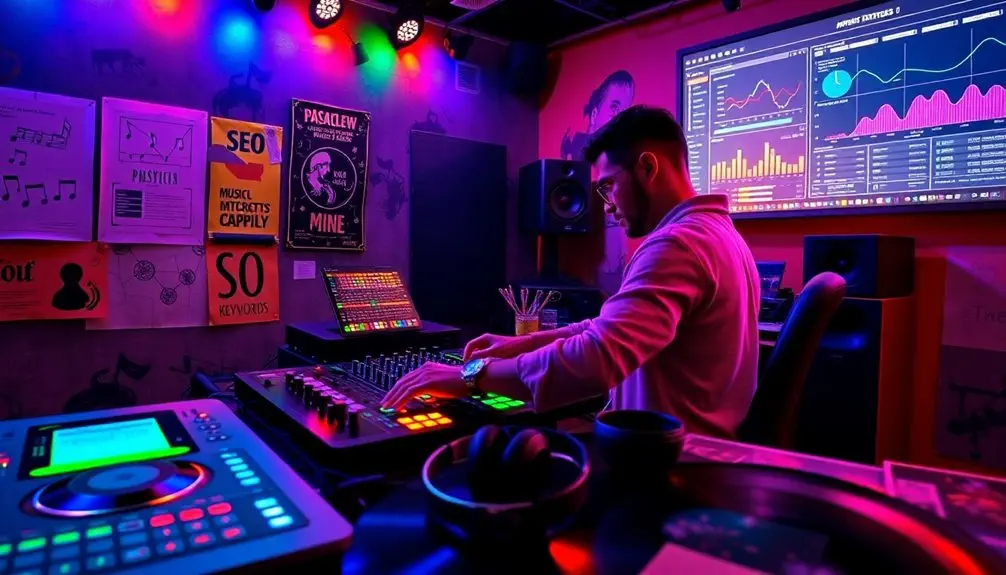 seo strategies for djs